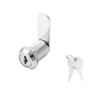 Cabinet Lock 1/5sets Drawer Tongue Locks Multi Functional Zinc Alloy Cabinet Mail Boxes Cam Locker Furniture Hardware Safety with Keys for Furniture Door Post Box(1set,25mm)
