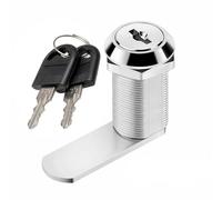 Cabinet Lock Lever Lock Universal Cylinder Furniture Lock Letter Box Lock Diameter 19 mm (2, 30)