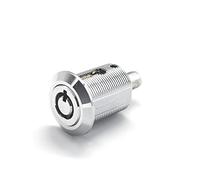 Cabinet Lock, Tubular Cabinet Push Lock M19 M24 for Tool Box Locker Drawer Vending Machine JA47(M19 Same Key)