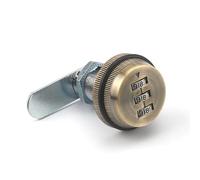 Cabinet Lock with Keys,3-Digit Combination Mailbox 7/8 Inch Rotary Tongue Cam for Drawer 1Pcs(Green,20mm)