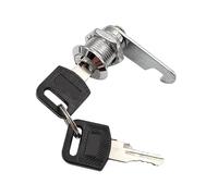 Cabinet Locks 5/20 Sets Drawer Lock with Keys Furniture Hardware Cam for Mailbox 16MM/20MM/25MM/30MM Fechadura(Silver,20 Sets)