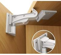 Cabinet Locks Child Safety, Slick Invisible Spring No Drill Baby Proof Safety Latches for Kitchen & Bedroom Cabinets & Cupboards Drawers with & 3M Adhesive & 20 Screws Durable Fixed - 10 Pack