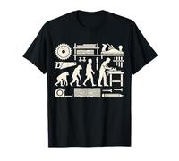 Cabinet Maker Evolution Funny Woodworking Graphic T-Shirt