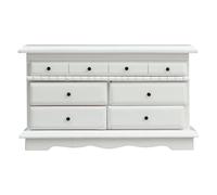 Cabinet Miniature Multi Drawer Chest For Dollhouses Accessories 1/12 Scale Wooden Furniture Easy Assembly Miniature Furniture