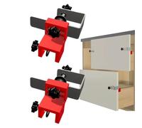 Cabinet Mounting Brackets - Twin Lock Devices, Versatile Clamping Kit | Accurate Bore Brand Guide, Robust Wood Craft Tasks, for Desk Buildings, Suitable Table Making, Perfect House Re