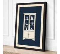 Cabinet of Treasures Art Deco Canvas Wall Art Print 30x20 Inch