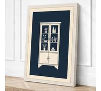 Cabinet of Treasures Art Deco Canvas Wall Art Print 36x24 Inch