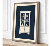 Cabinet of Treasures Art Deco Canvas Wall Art Print 36x24 Inch