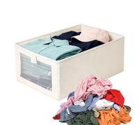 Cabinet Organization | Capacity Breathable Storage Bin Organization - Storage and Organization for Clothes - For Family And Friends For Desk And Study Room Home And Indoors
