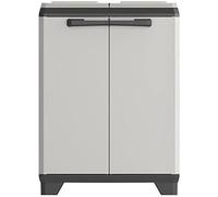 Cabinet Plastic Sorting Bin, Grey/Black 220L capacity KETER 246640