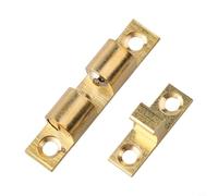 Cabinet Plus Cupboard Doors 50mm 60mm 70mm Selfclosing Door Latch Having Refined Polish Solid Brass Double Tunable Ball for Catch (50MM)