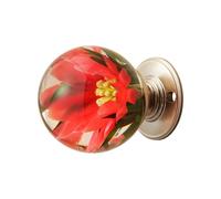 Cabinet Pull Unique Resin Wardrobe Knob Crystal Ball Door Pulls Handles Kitchen Bedroom Furniture Hardware Pulls Resin Wardrobe Knob Cupboard Handle Modern Furniture Handle Crystal Shape Cabinet