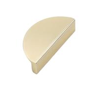 Cabinet Pulls Drawer Knob Semi Circle Handles Door Pull Half Round Cupboard Kitchen Handle Hardware Accessories(Copper)