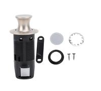 Cabinet Push Button Lock Stylish Look Keyless Cupboard Drawer Push Button Latch Knob for RV Yacht Motorhome Campervan (Pearl Ni Color)