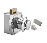 Cabinet Push Latch: Reliable Keyless Locking, Heavy Duty Construction, Smooth Operation | Lock Hardware Furniture Doors Cabinets RV Caravan Home Yacht Durable Accessory by FACI