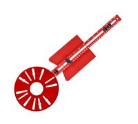 Cabinet Router Jig Adjustable Cutting Guide Aluminum Template Precision Measuring Scale Reliable Router Accessory | Router Circles Templates for Cutting Woodworking peq