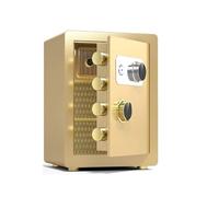 Cabinet Safes Cabinet Safes Office Steel Fireproof Waterproof And Anti-theft Mechanical Combination Key For Hotel And Family Storage Box(Gold,40x36x32cm)