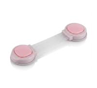 Cabinet Safety Locks, Pink, x4 Pack