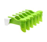 Cabinet Seasoning Clip Rack - Storage Organizer Shelf, Grip Holder Tray | Adhesive Kitchen Bathroom Countertop Accessory, No Tray