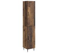 Cabinet Set with Shelf Wall-mounted 2 pcs Engineered Wood Furniture vidaXL