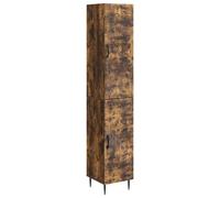 Cabinet Set with Shelf Wall-mounted 2 pcs Engineered Wood Furniture vidaXL