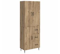 Cabinet set 2pc Artisan Oak Engineered Wood Wall-Mounted Storage 66x34.5x89.5 cm