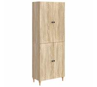 Cabinet set 2pcs Sonoma Oak 66x34.5x90cm Engineered Wood Wall-mounted Storage XL