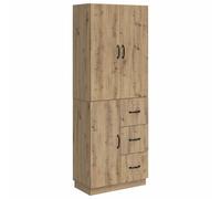 Cabinet Set Artisan Oak 66 x 34.5 x 87 cm Brown Engineered Wood Set of 2