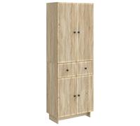 Cabinet set Sonoma Oak 66x34.5x90cm Engineered Wood Wall & Sideboard Storage Set