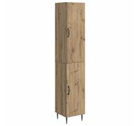 Cabinet Set Wall-Mounted Artisan Oak Engineered Wood 33x34.5x89.5 cm StorageUnit
