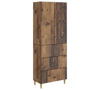 Cabinet Set with Drawer with Shelf 2 pcs Engineered Wood Furniture Home vidaXL