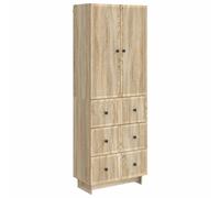 Cabinet Set with Drawer with Shelf 2 pcs Engineered Wood Furniture Home vidaXL