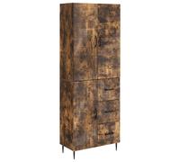 Cabinet set Engineered wood Wall-mounted Modular Concrete Grey. 66x34.5x89.5cm