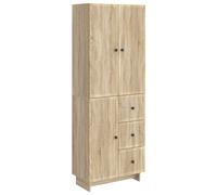 Cabinet Set with Drawer with Shelf 2 pcs Engineered Wood Living Room vidaXL