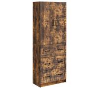 Cabinet Set with Drawer with Shelf 2 pcs Engineered Wood Modern Storage vidaXL