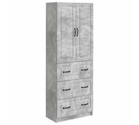 Cabinet Set with Drawer with Shelf 2 pcs Engineered Wood Modern Storage vidaXL