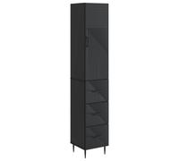 Cabinet Set with Drawer with Shelf 2 pcs Engineered Wood Storage Modern vidaXL