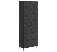 Cabinet Set with Drawer with Shelf 2 pcs Engineered Wood Storage Modern vidaXL