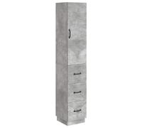 Cabinet Set with Drawer with Shelf 2 pcs Engineered Wood Storage Office vidaXL