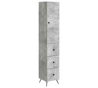 Cabinet Set with Drawer with Shelf 2 pcs Engineered Wood Storage Office vidaXL