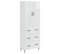 Cabinet Set 2 pcs 66 x 34.5 x 90 cm Engineered Wood Storage Cabinet vidaXL