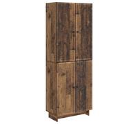 Cabinet Set with Shelf Wall-mounted 2 pcs Engineered Wood Furniture vidaXL