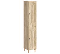 Cabinet Set with Shelf Wall-mounted 2 pcs Engineered Wood Furniture vidaXL