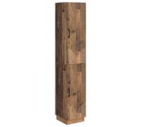 Cabinet Set with Shelf with Storage 2 pcs Engineered Wood Furniture vidaXL
