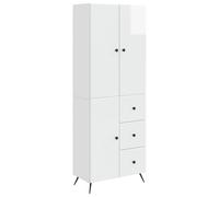 Cabinet Set with Shelf with Storage 2 pcs Engineered Wood Furniture vidaXL