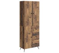 Cabinet Set with Shelf with Storage 2 pcs Engineered Wood Furniture vidaXL