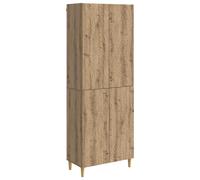 Cabinet Set with Shelf with Storage 2 pcs Engineered Wood Furniture vidaXL