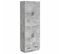 Cabinet Set with Shelf with Storage 2 pcs Engineered Wood Furniture vidaXL