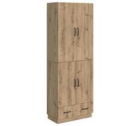 Cabinet Set with Shelf with Storage 2 pcs Engineered Wood Furniture vidaXL