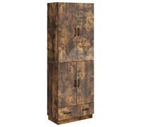 Cabinet Set with Shelf with Storage 2 pcs Engineered Wood Furniture vidaXL